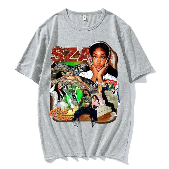 SZA Good Days Graphics T-shirt Hip Hop Rapper 90s Vintage T Shirt