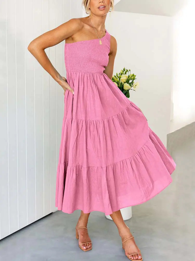 Casual Party Robe Sundress A-line Dress