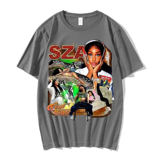 SZA Good Days Graphics T-shirt Hip Hop Rapper 90s Vintage T Shirt